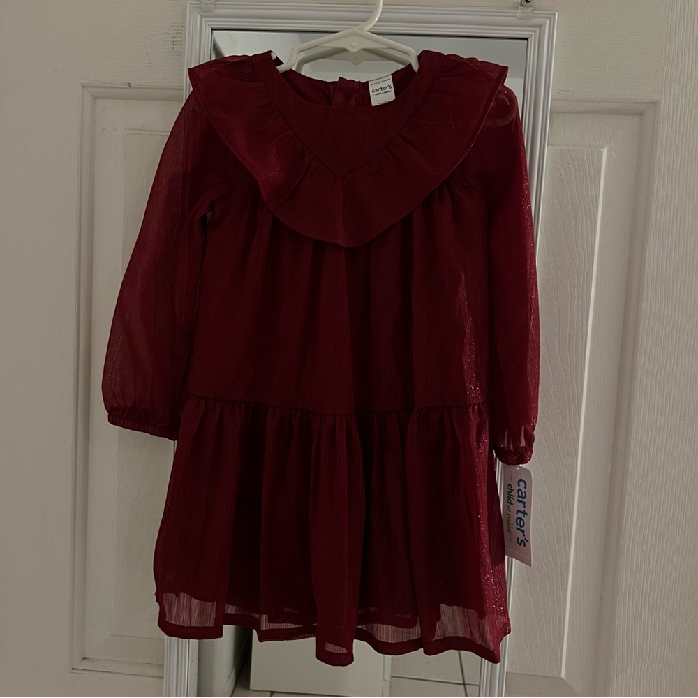 Carters Burgundy Dress